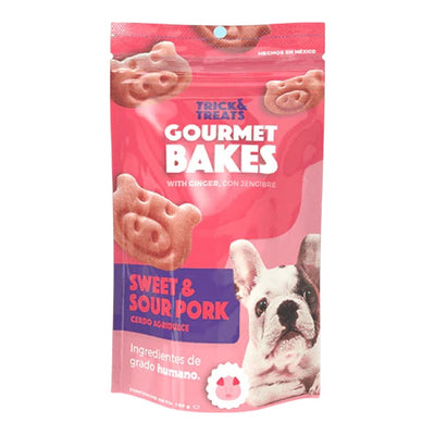 Trick & Treats Gourmet Bakes Premios para Perro sabor Cerdo Agridulce 150 gr