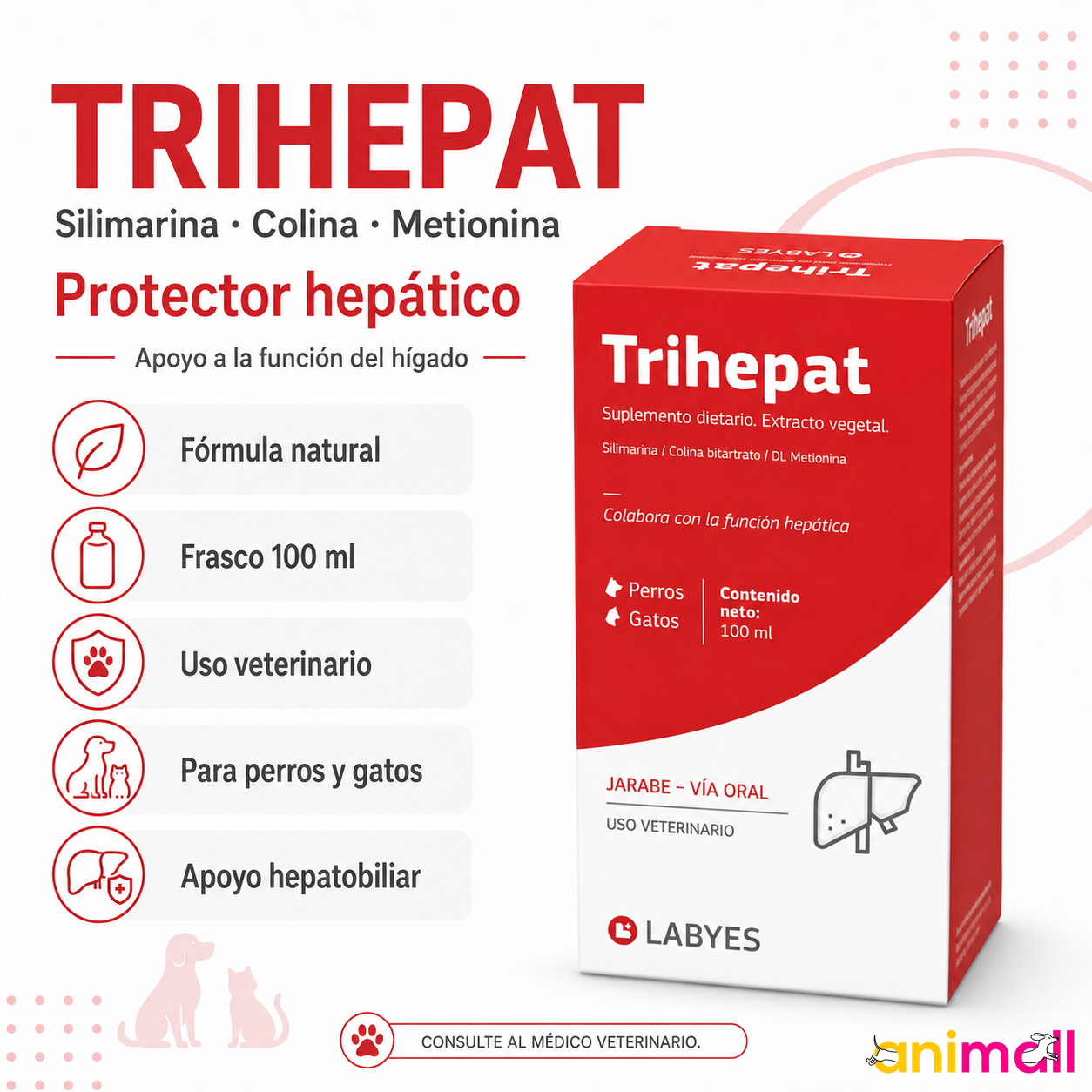 Trihepat para Perros 100 ml Labyes