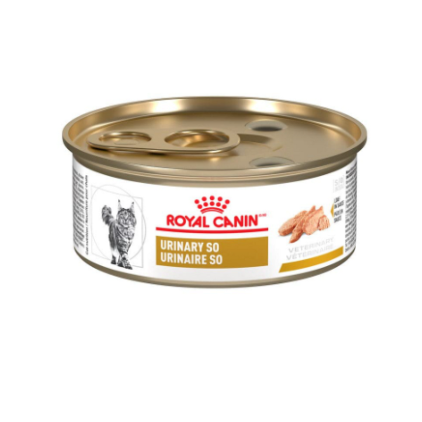 Lata Royal Canin Vet Urinary SO Alimento Húmedo en Trocitos para Gato Salud Urinaria 145 g