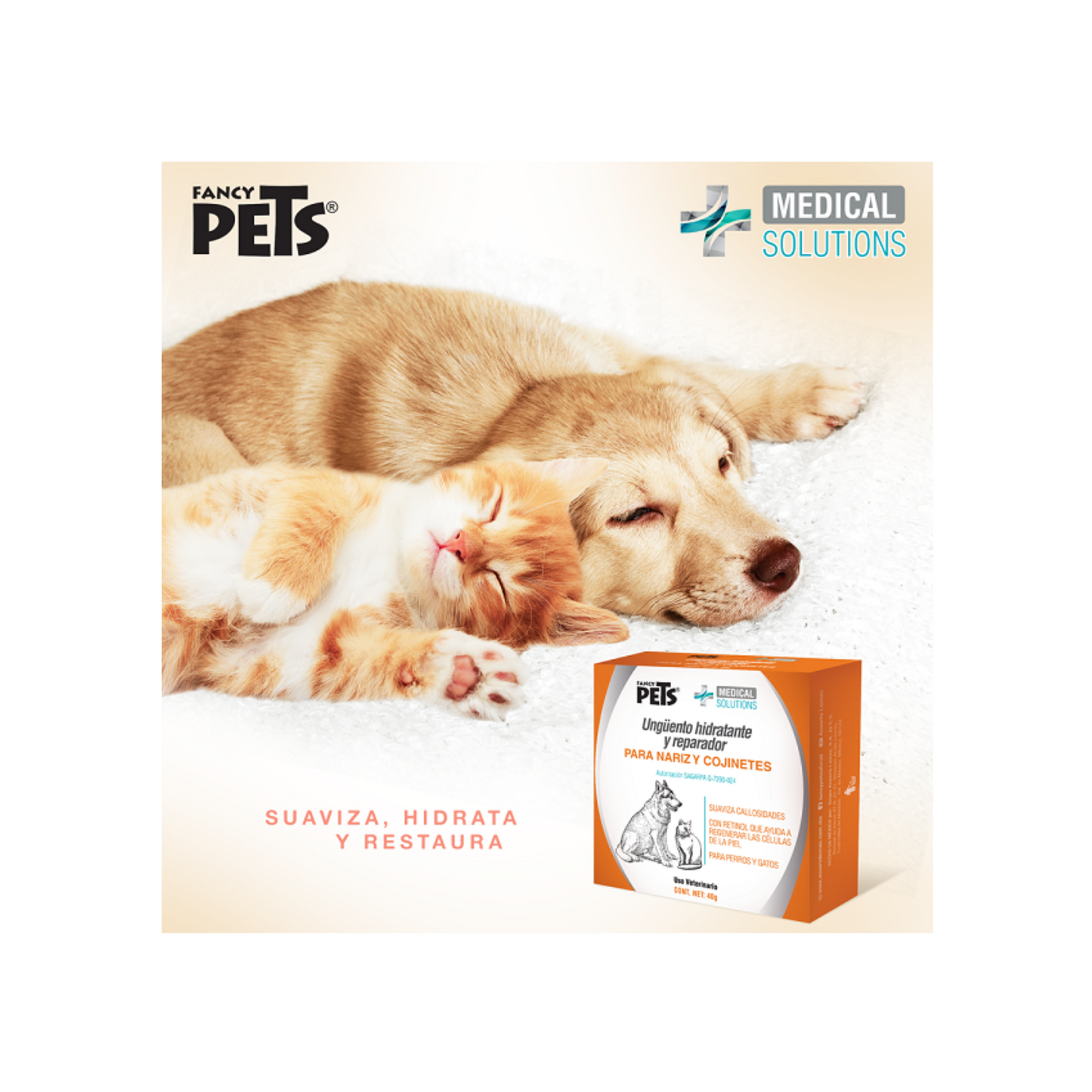 Ungüento Hidratante y Reparador 40 Gr., Medical Solutions