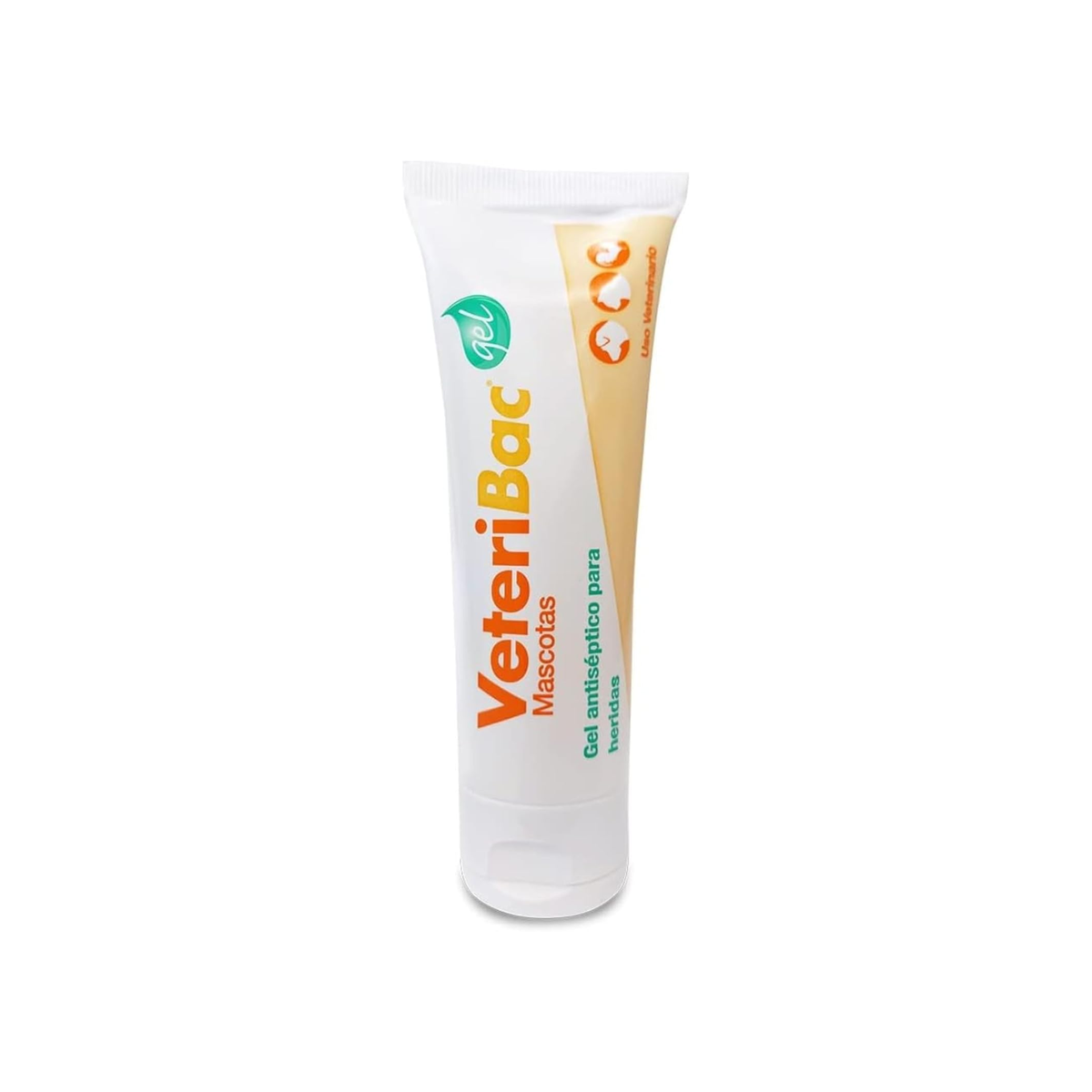 Tubo de Veteribac Gel Antiséptico para Heridas 75 g en primer plano