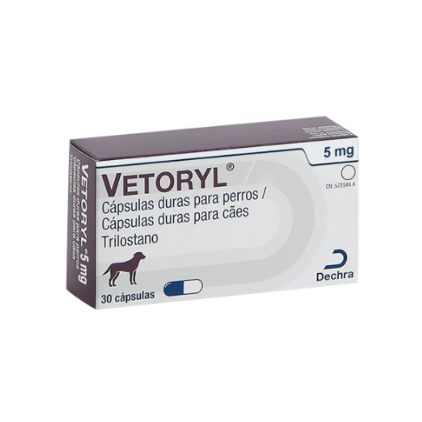 Vetoryl, Trilostano, 30 cápsulas de 5mg c/u, Dechra