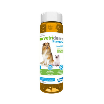 Vetriderm Shampoo Dermatológico 350 Ml., Elanco