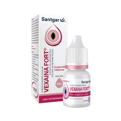 Vexaina Fort 5 ml Suspensión Oftalmica Gentamicina Betametasona Santgar