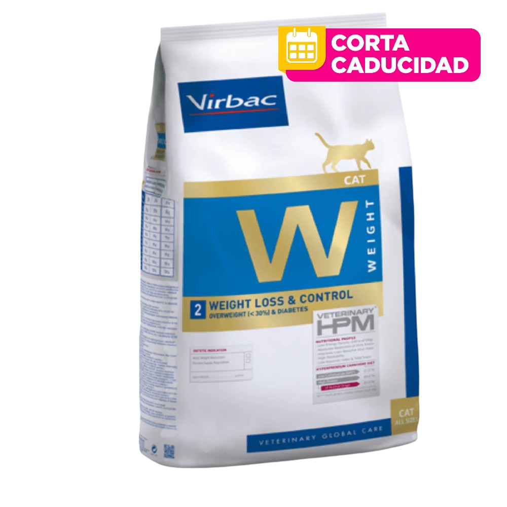 CORTA CADUCIDAD 08/05/2026 Virbac HPM Cat Weight Loss & Control 3 Kg