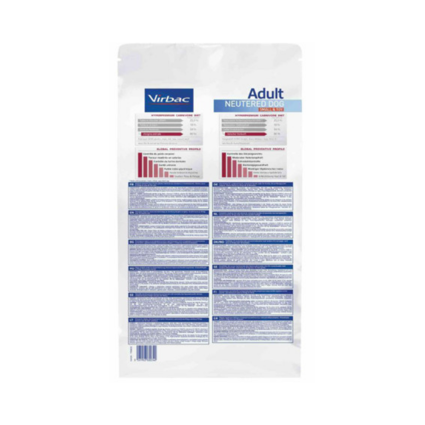 Virbac HPM Dog Adult Neutered Small & Toy 3 Kg