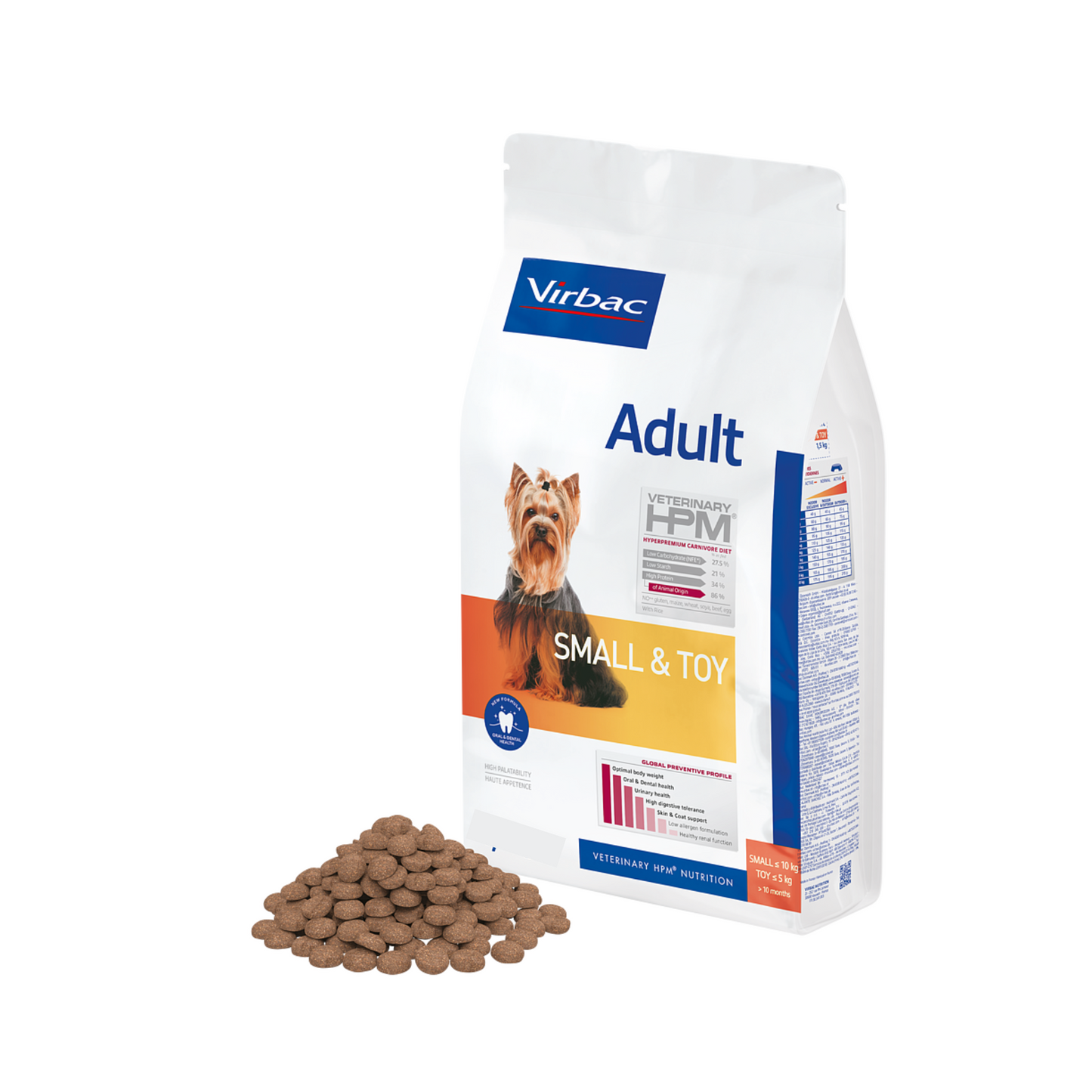 Virbac HPM Dog Adult Small & Toy 7 Kg