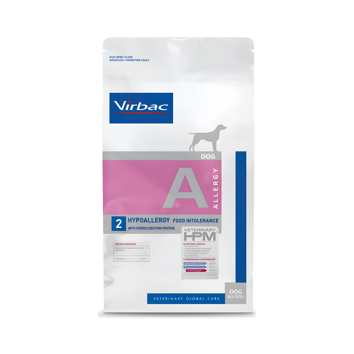 Virbac HPM Hypoallergy Food Intolerance Alimentopara Perro 12 kg