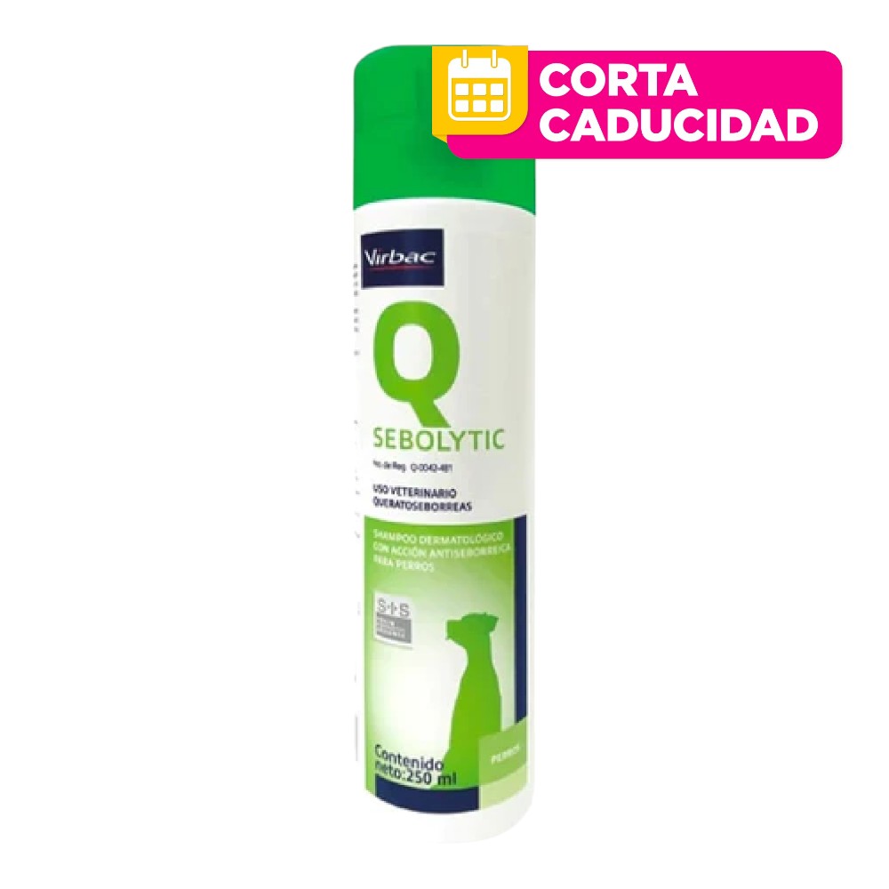 CORTA CADUCIDAD Virbac Shampoo Dermatológico SEBOLITYC 250ml