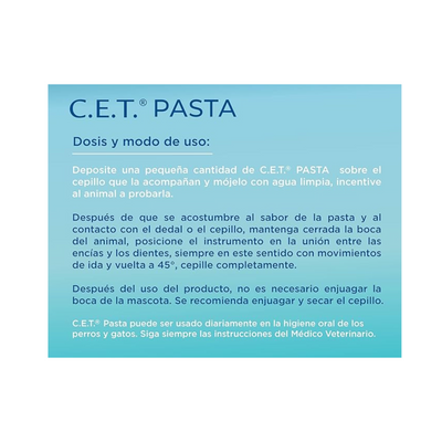 Virbac C.E.T Pasta dentífrica enzimática Sabor Pollo en Tubo de 70 g