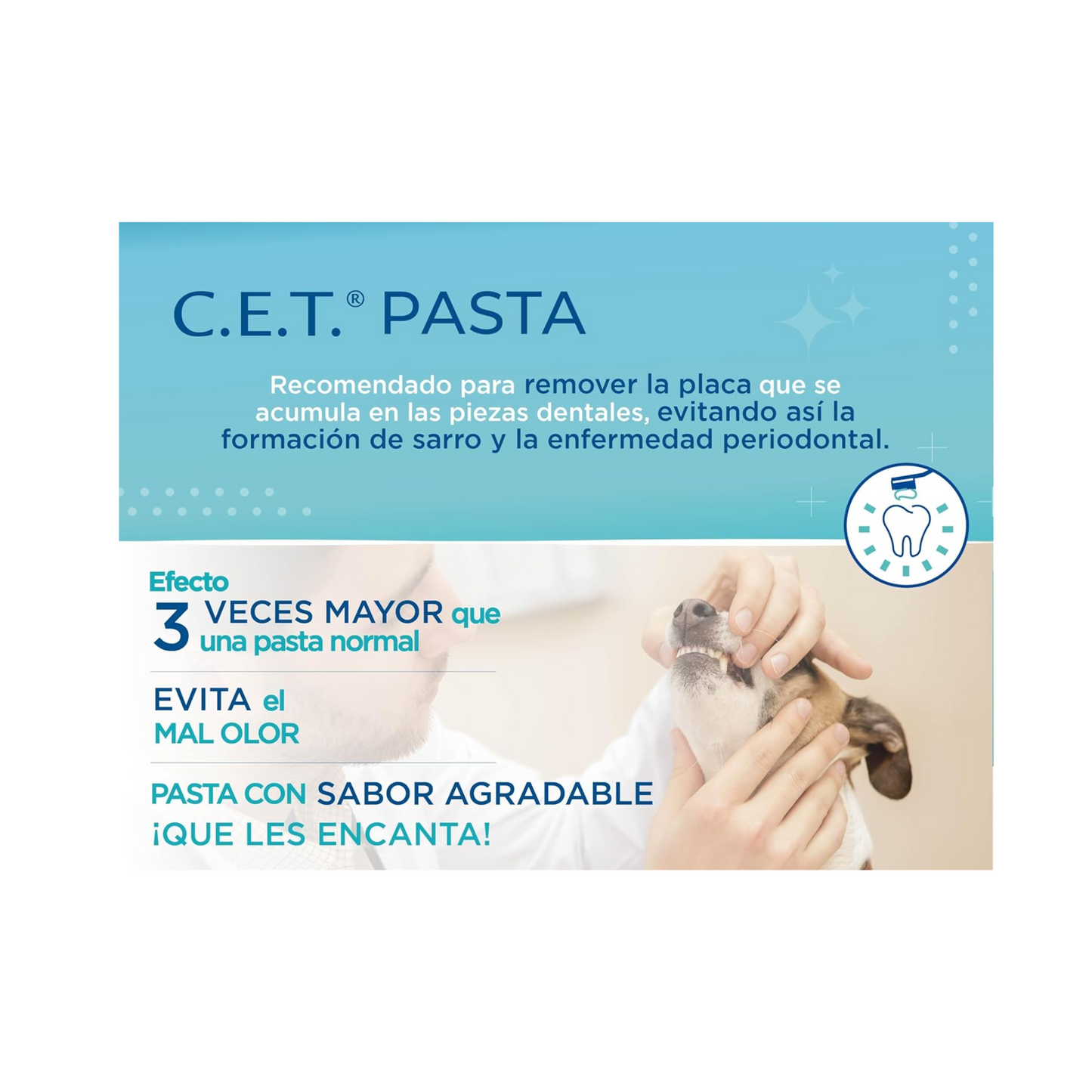 Virbac C.E.T Pasta dentífrica enzimática Sabor Pollo en Tubo de 70 g
