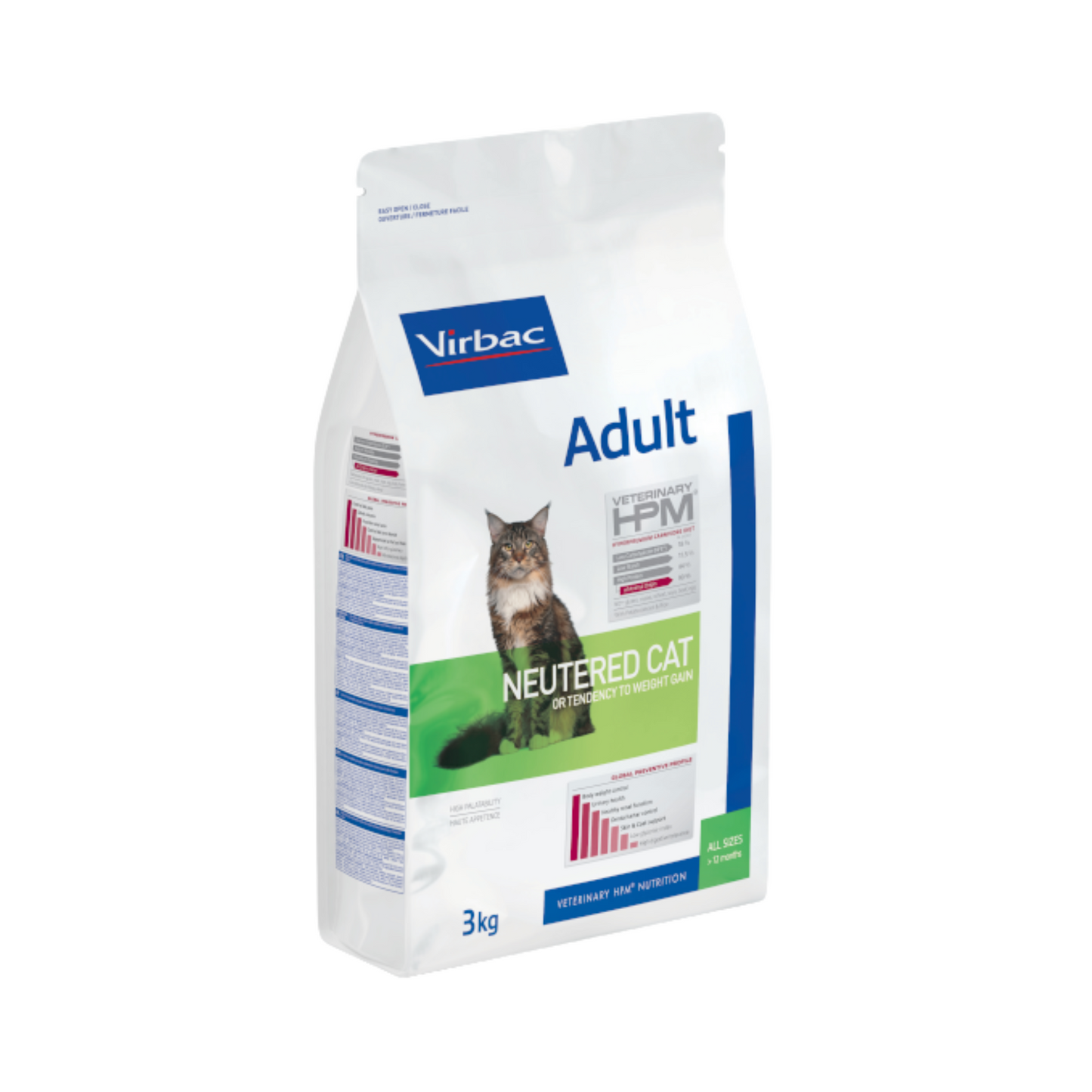 Virbac HPM Cat Adult Salmon Neutered & Entire 3 kg