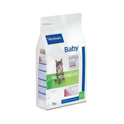 Virbac HPM Cat Baby Pre Neutered 3 kg