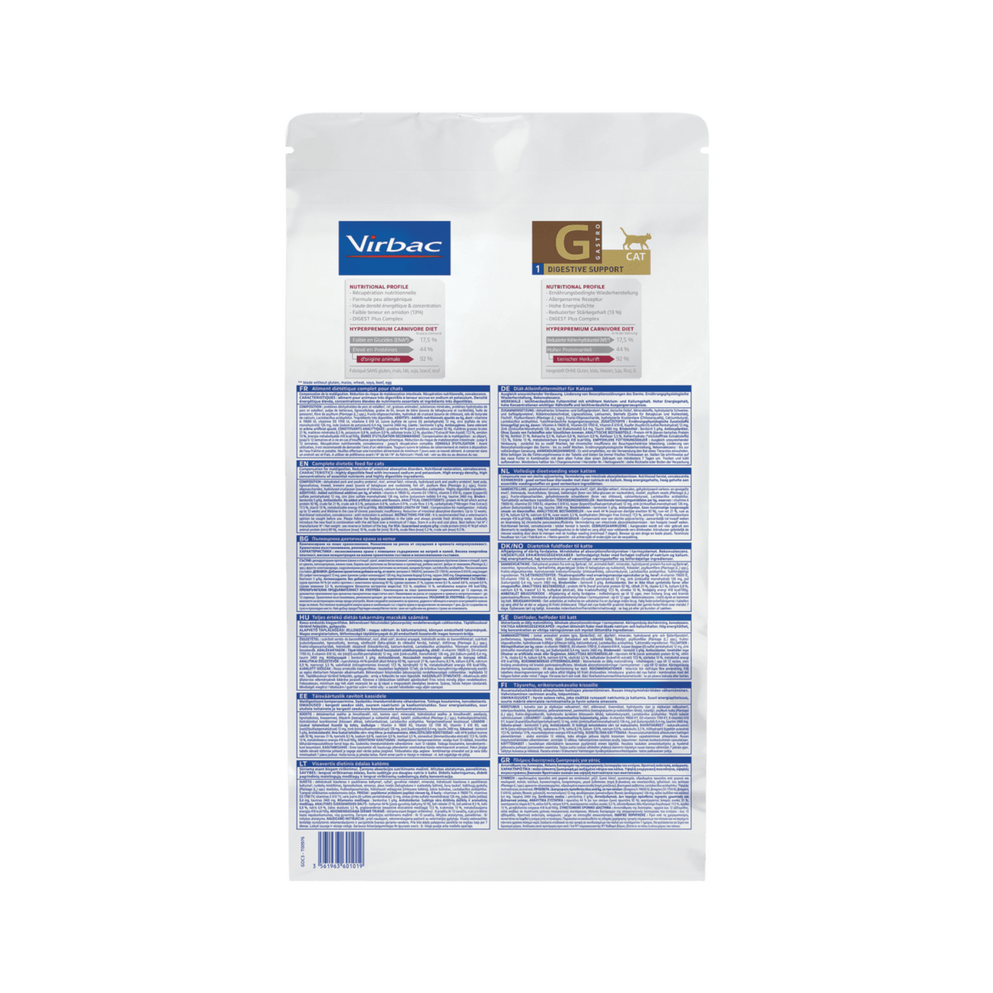 Virbac HPM Cat Digestive Support 3 Kg