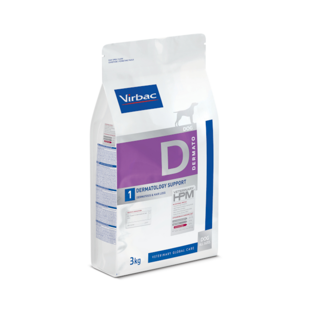 HPM Dog Virbac Dermatology Support 3 Kg