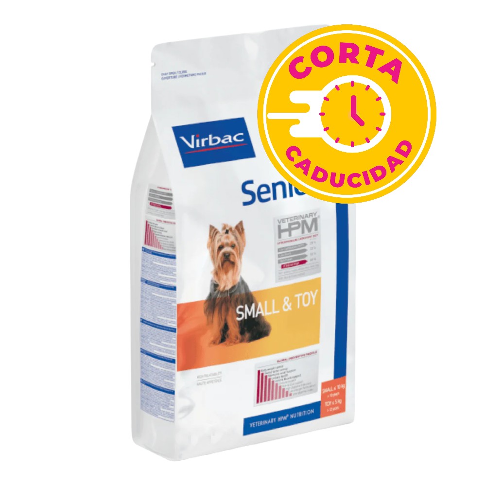 CORTA CADUCIDAD Virbac HPM Dog Senior Small & Toy 1.5kg