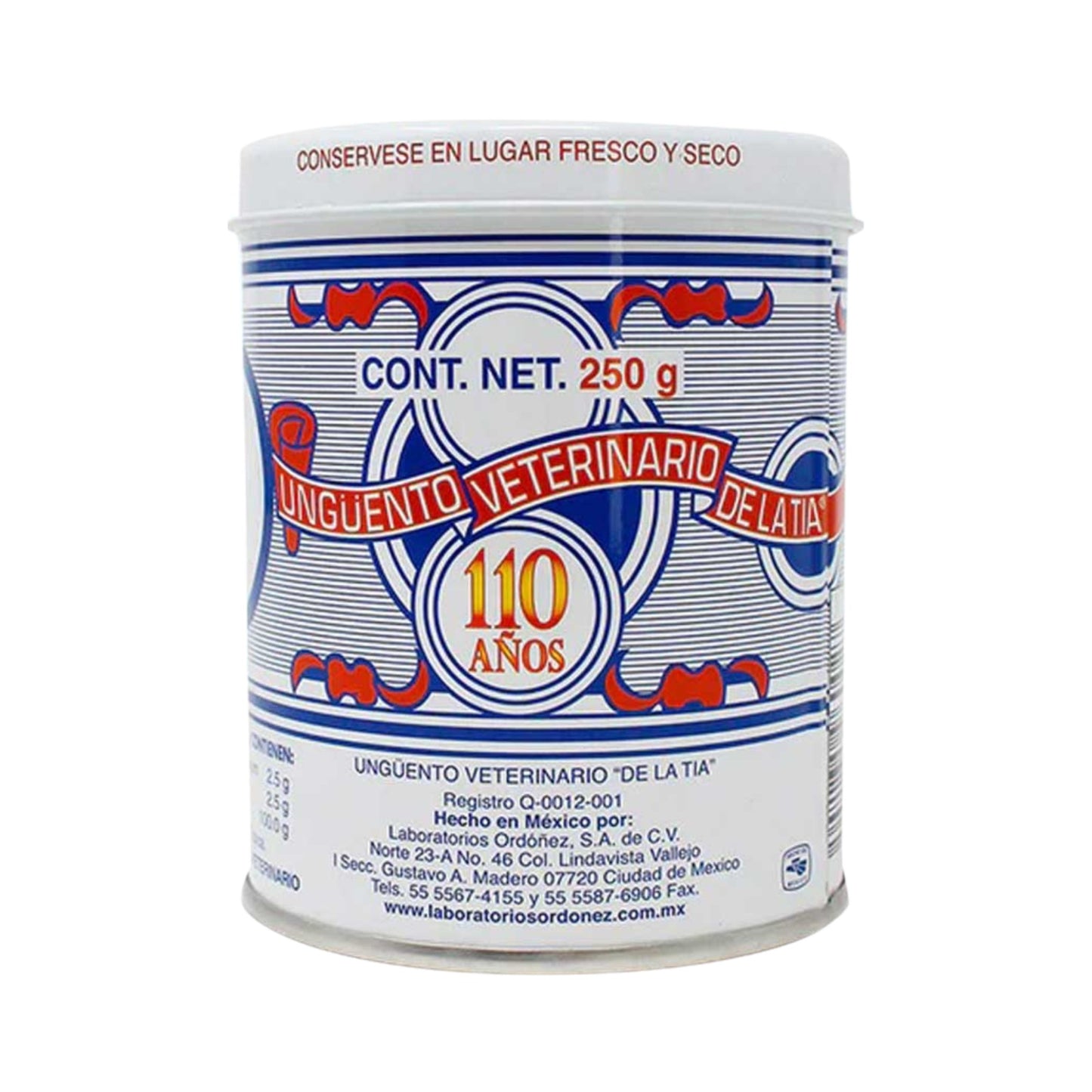 CORTA CADUCIDAD 31 Jul 2026 - UNGUENTO DE LA TIA 250 GRAMOS, ORDONEZ