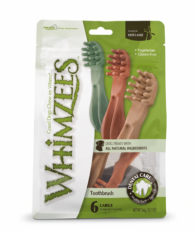 Whimzees Cepillo de Dientes L 6 Pzas