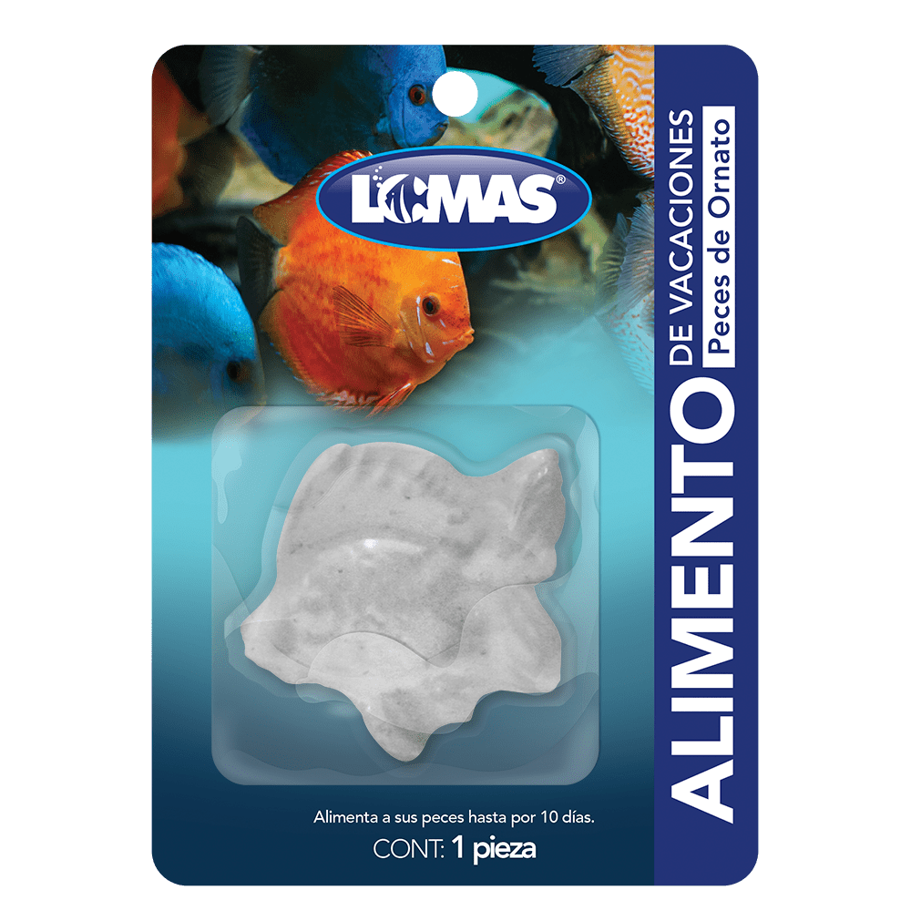 alimento de vacaciones para peces