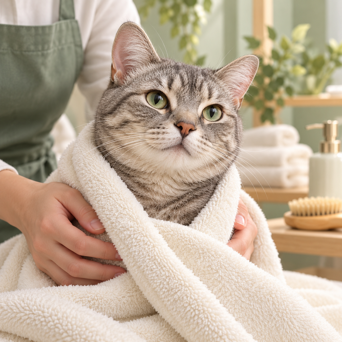 Imagen ilustrativa: Baño Gato Pelo Corto