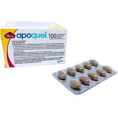 Apoquel 100 Tabletas Masticables 16 mg