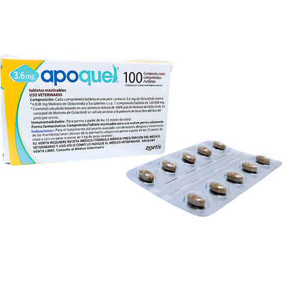 Apoquel 100 Tabletas Masticables 3.6 mg - AniMALL