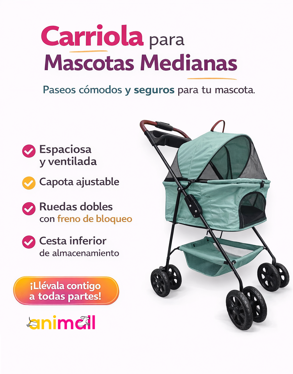 carriolas para perros