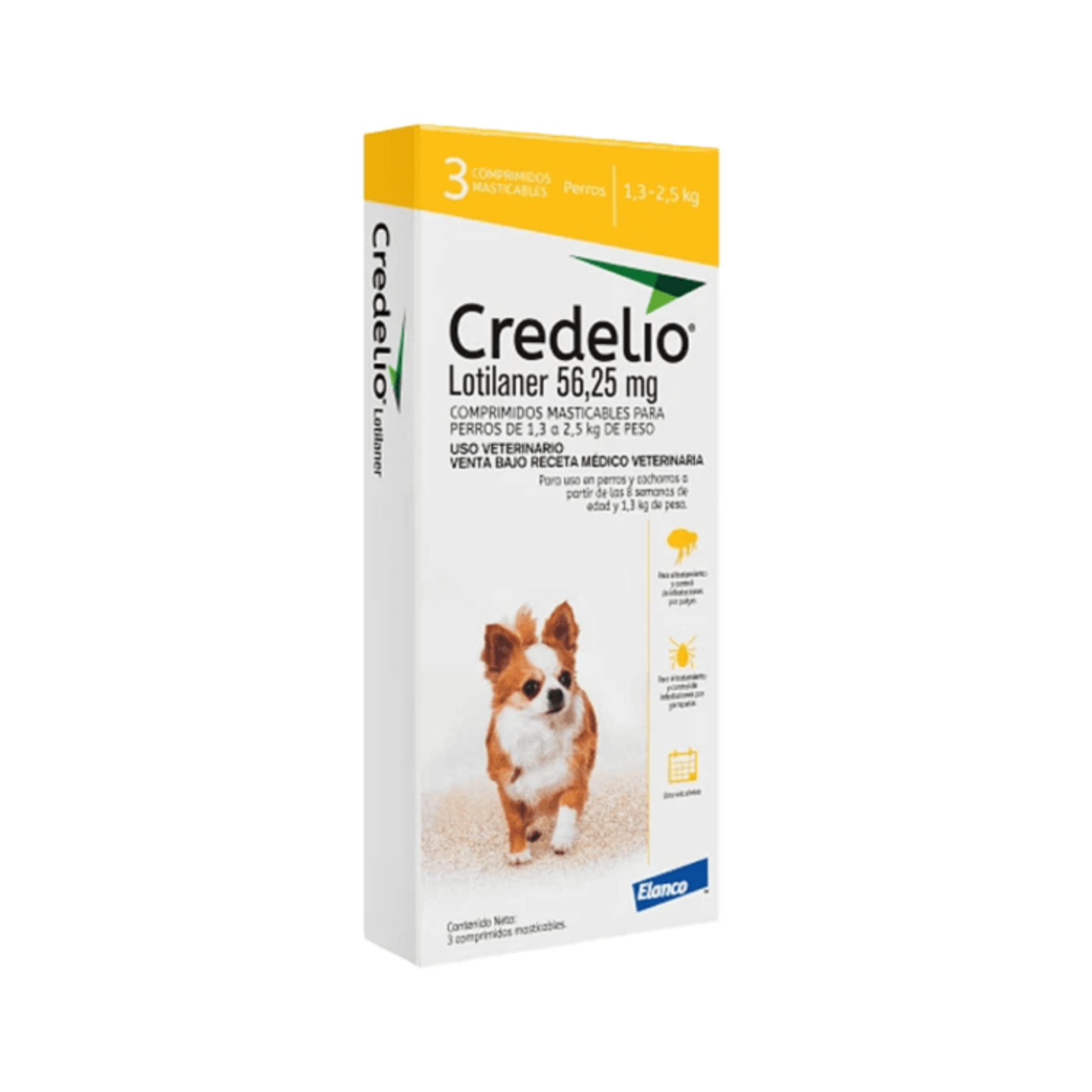credelio 1.3 a 2.5 kg
