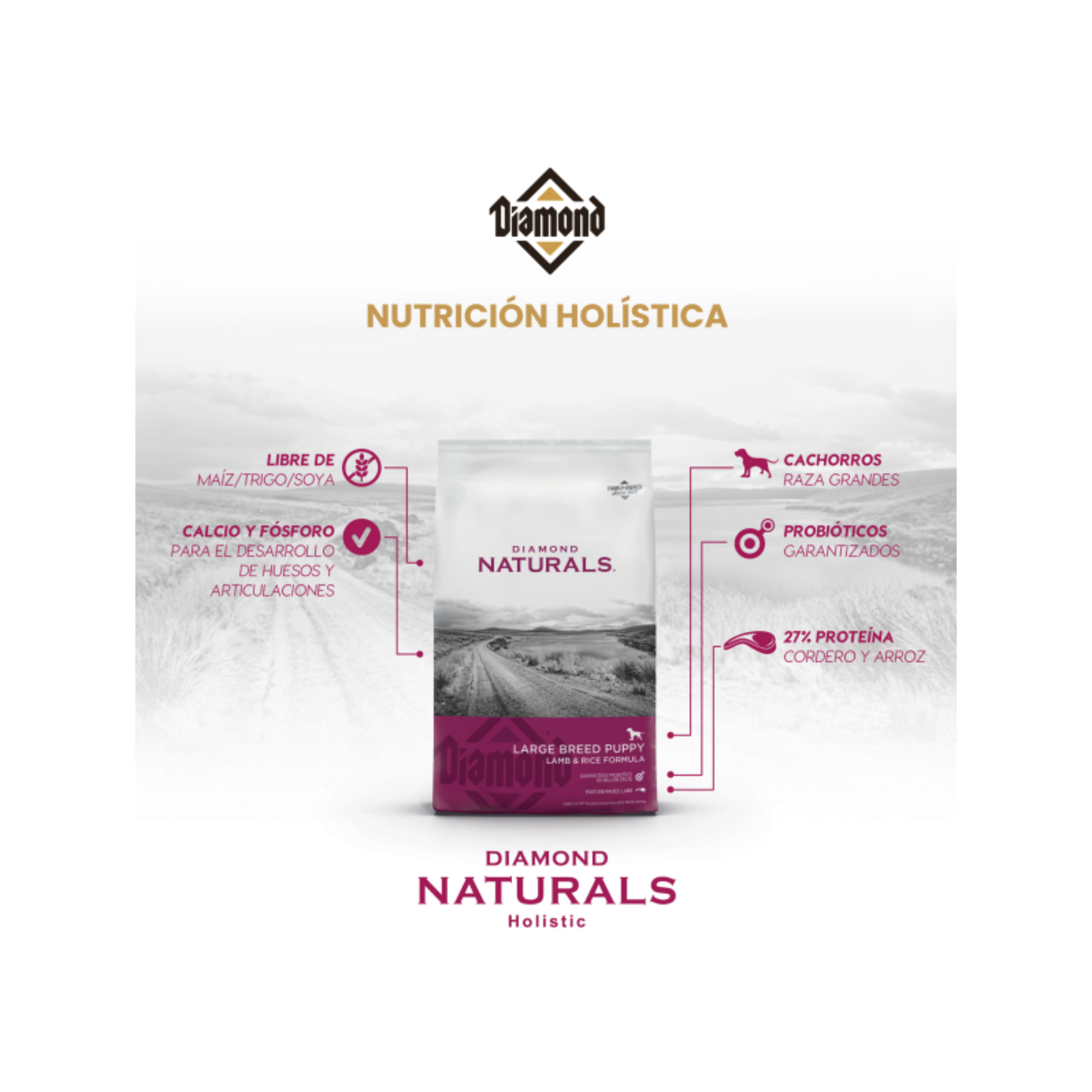 alimento diamond cachorro