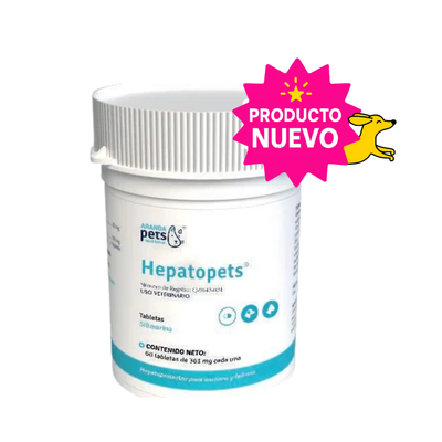 Aranda Pets Hepatopets 60 Tabletas 361 mg  Silimarina