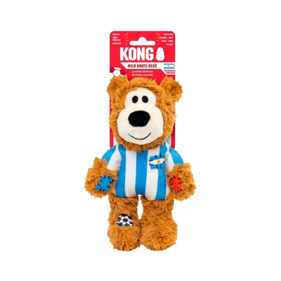 KONG Wild Knots Sport Argentina Mediano Peluche Edición Mundial 2026