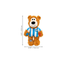 KONG Wild Knots Sport Argentina Mediano Peluche Edición Mundial 2026 - AniMALL