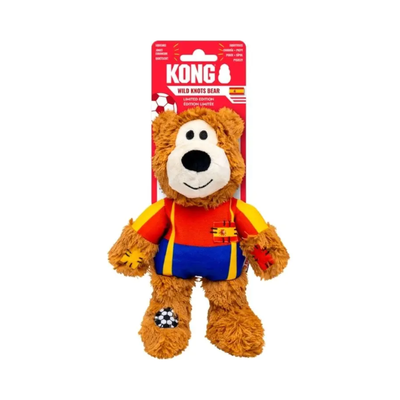 KONG Wild Knots Sport España Mediano Peluche Edición Mundial 2026