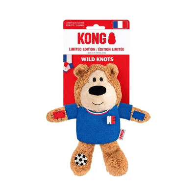 KONG Wild Knots Sport Francia Mediano Peluche Edición Mundial 2026