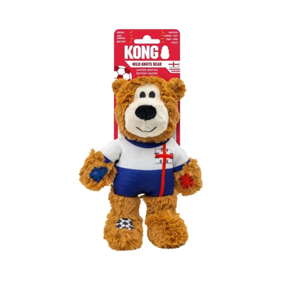 KONG Wild Knots Sport Inglaterra Mediano Peluche Edición Mundial 2026
