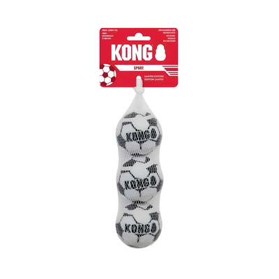 KONG Sport Soccer Balls 3 Balones Medianos para Perro Paquete Edición Mundial 2026