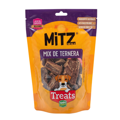 Mitz Meals Mix de Premios Deshidratados de Ternera en Bolsa de 150 g