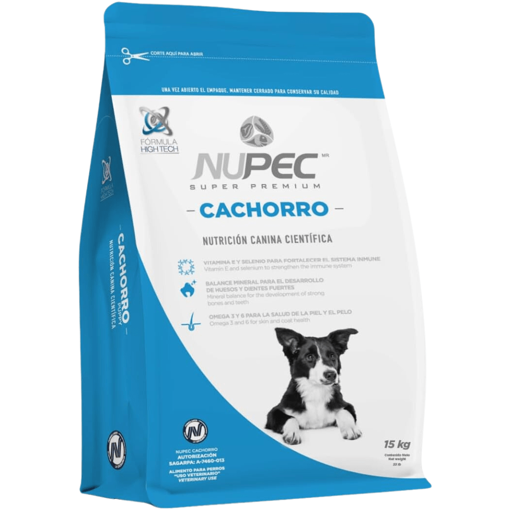 nupec cachorro 15 kg