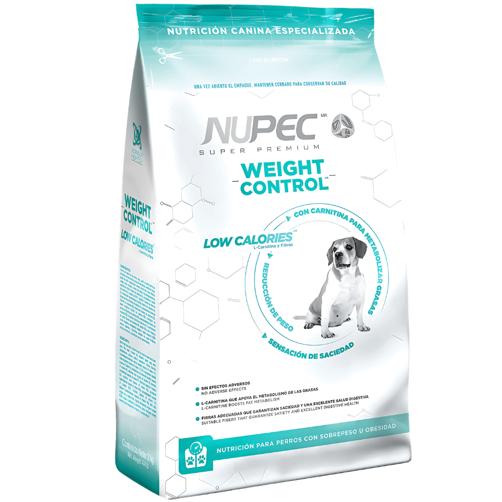 Nupec Weight Control Raza Mediana y Grande 2 Kg Nupec control de peso