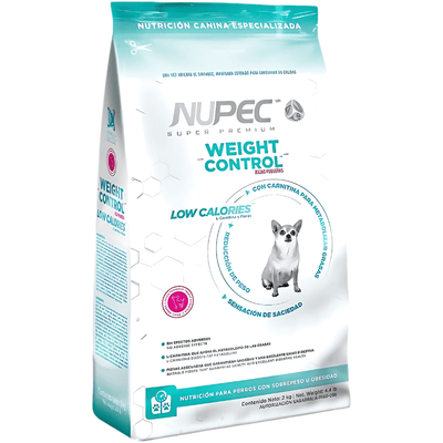 nupec weight control razas pequeñas