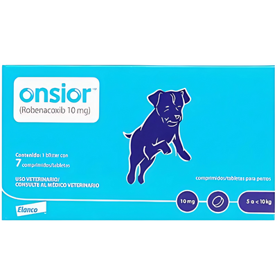 Onsior Robenacoxib 1 blíster de 7 comprimidos de 10mg Elanco