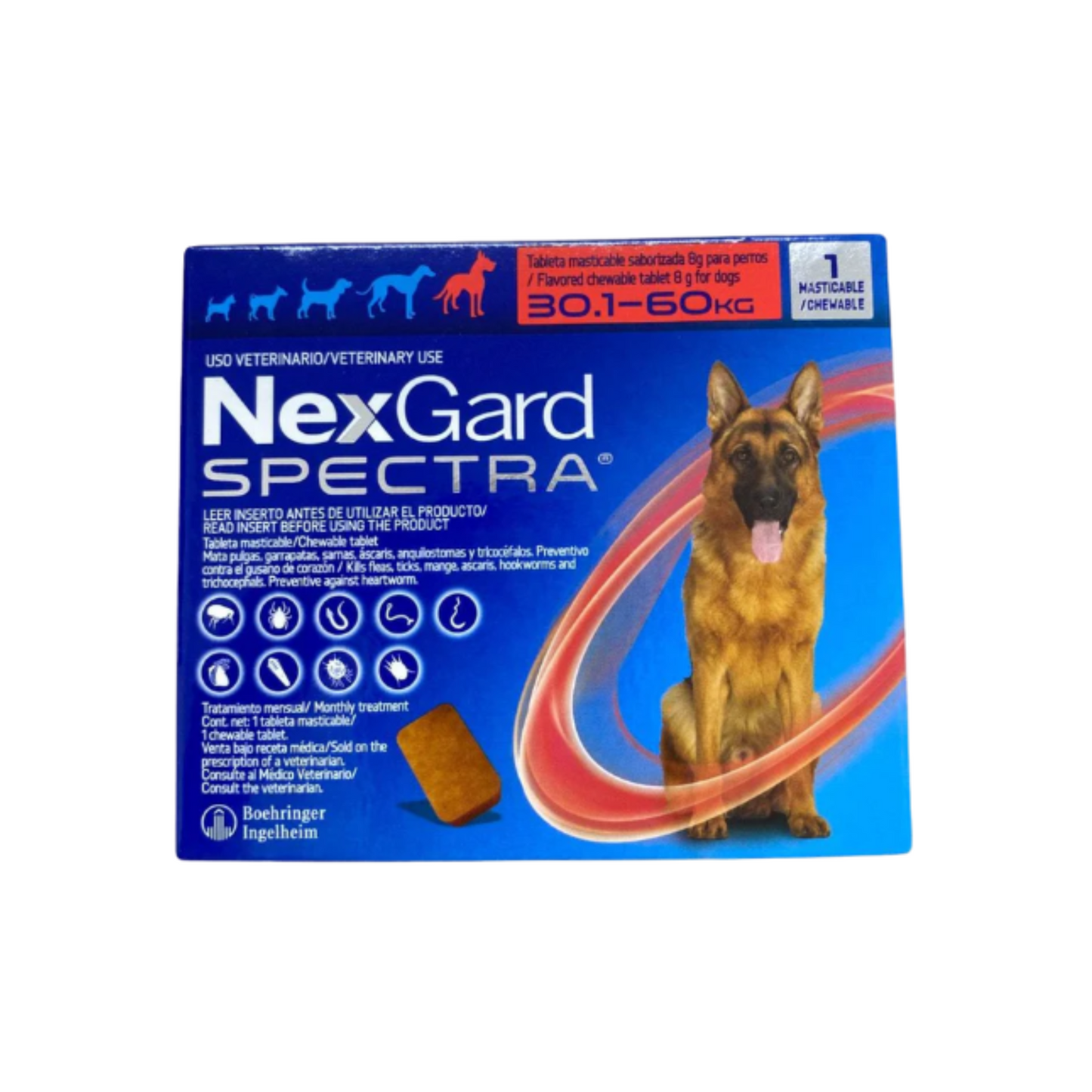 pastilla nexgard spectra