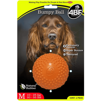 Bumpy Ball Pelota Perro Naranja Med - AniMALL