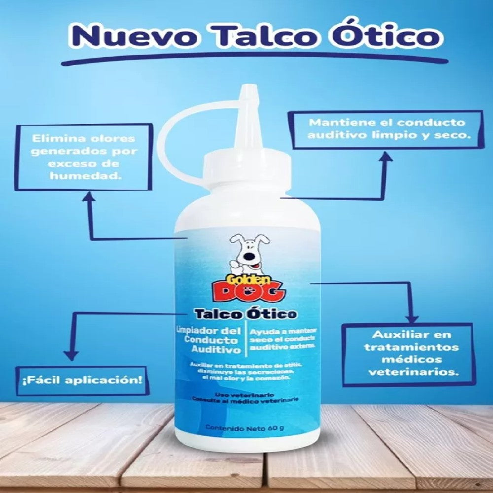 polvo otico para perros