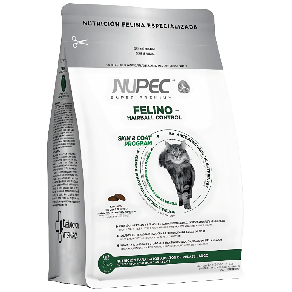 Nupec Felino Hairball 3 Kg - AniMALL
