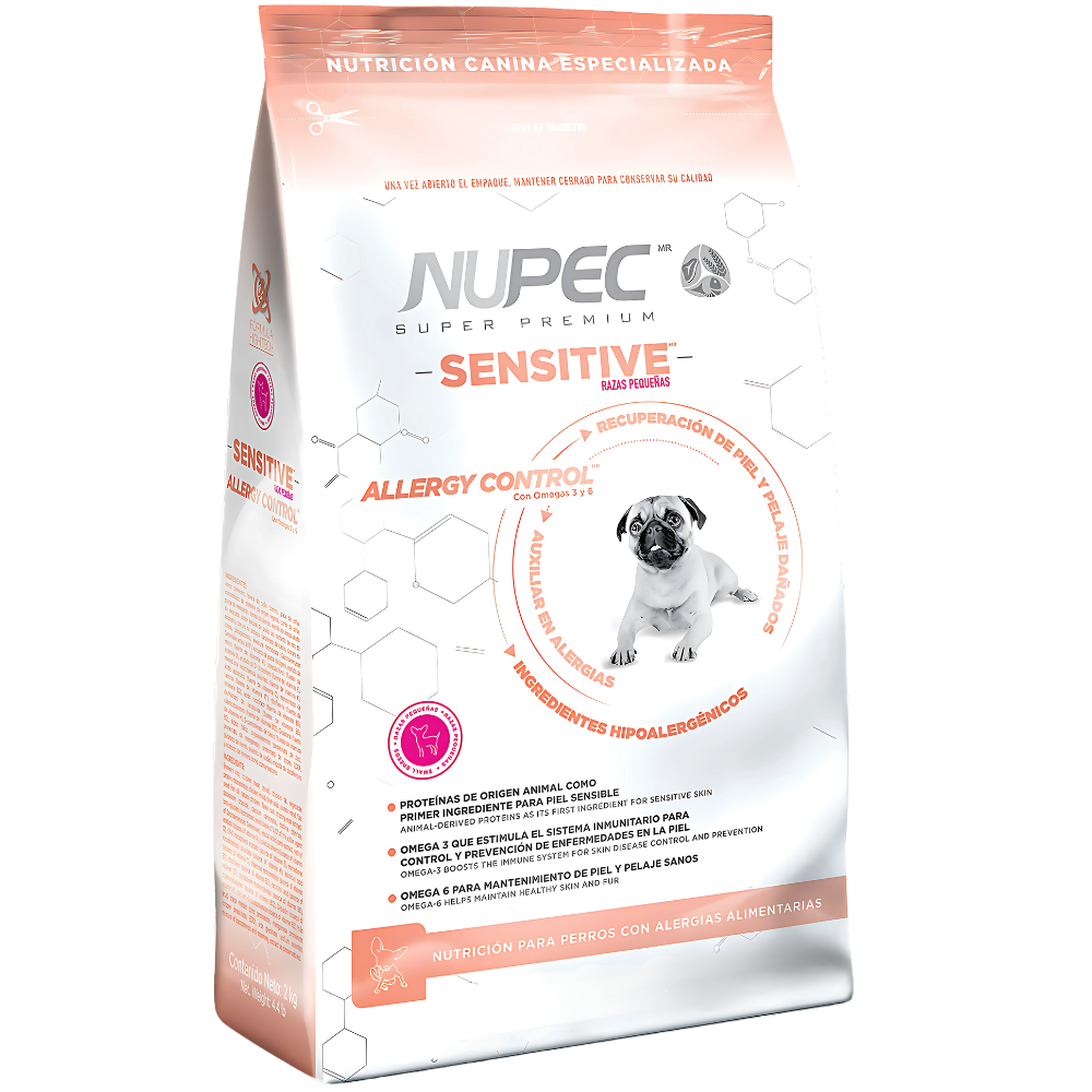 Nupec Perro Sensitive Raza Pequeña 8 Kg