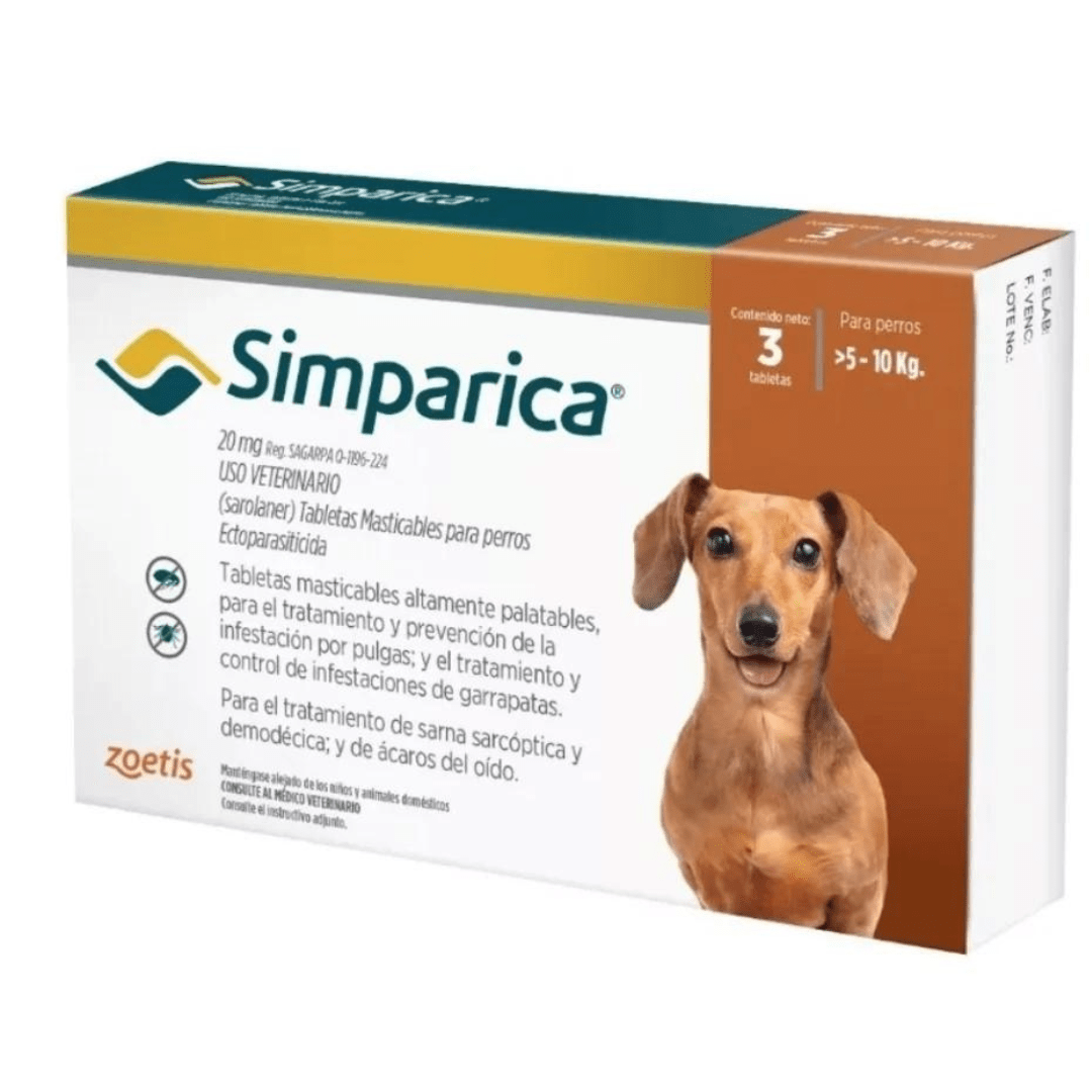 simparica 5 a 10 kg