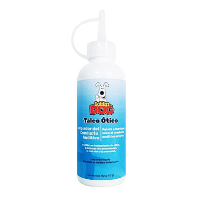 talco otico para perros