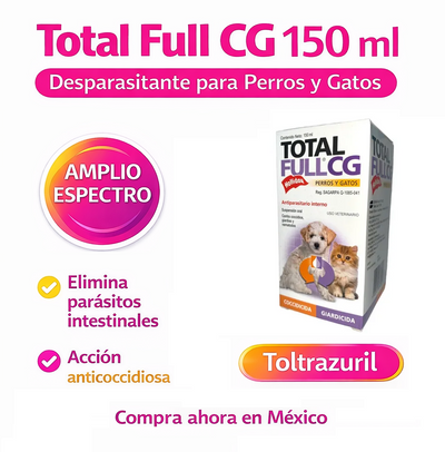 otal Full CG 150 ml antiparasitario para perros y gatos