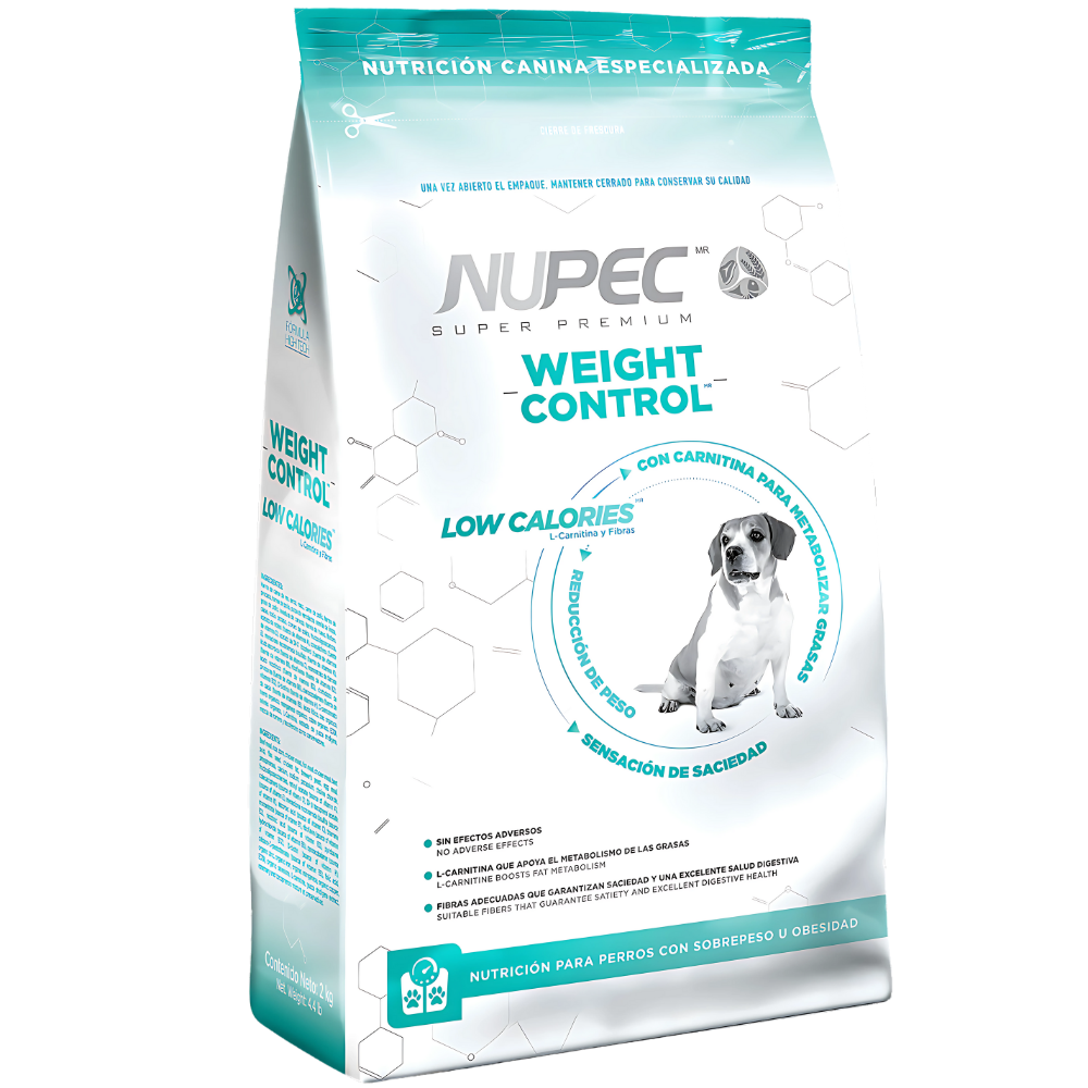 Nupec Perro Weight Control Raza Mediana y Grande 2 Kg